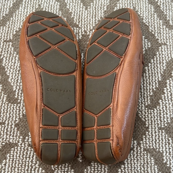 Cole Haan leather loafers (color: cognac, size 9) - Picture 2 of 4